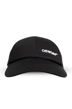帽子 Off-White Men's multi Hat OFF-WHITE - Multi Logo Cotton Baseball Cap Off-White